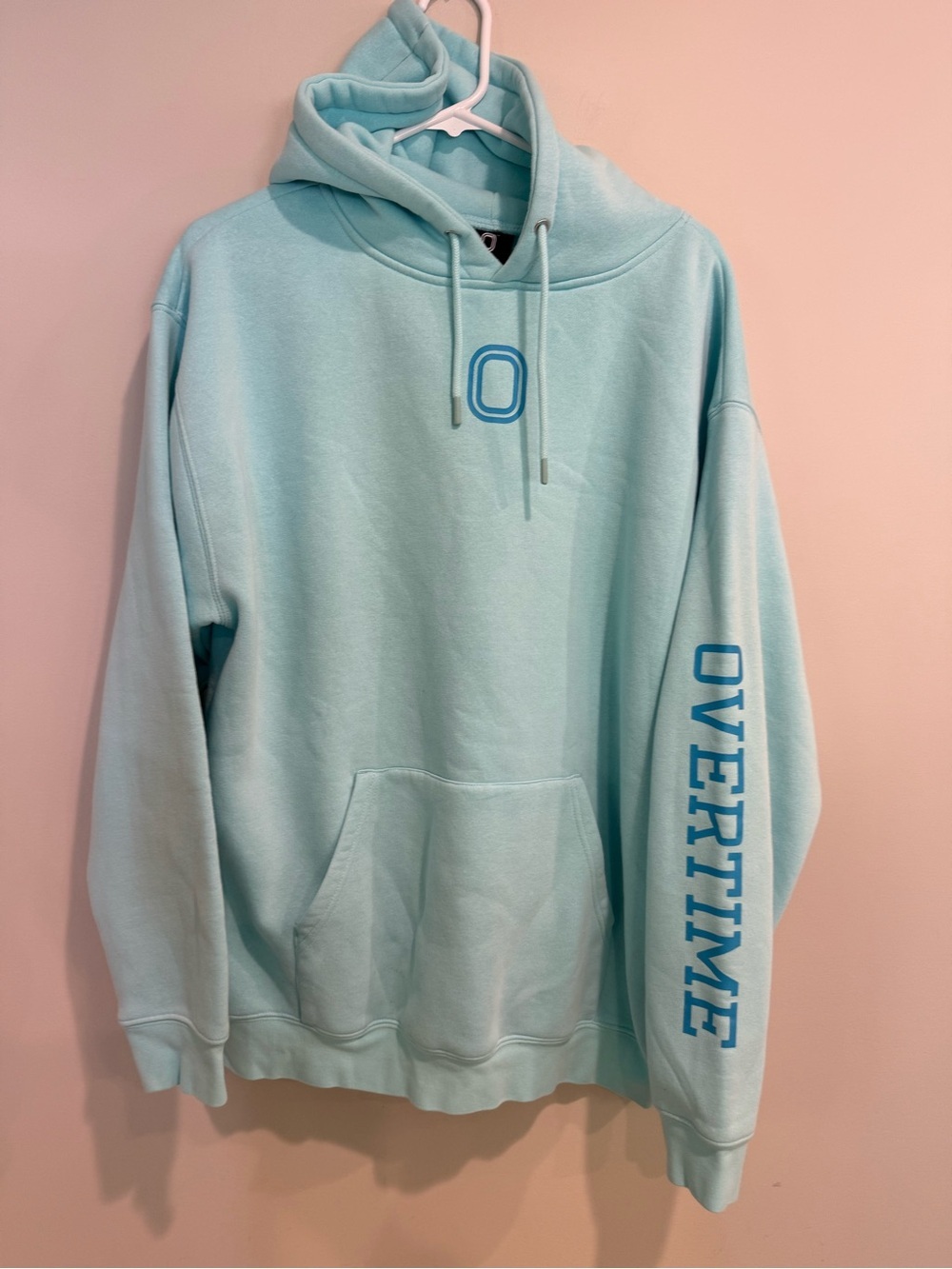 Trendy Light Blue Overtime Classic Hoodie The OG HOODIE Creators Favorite Size L